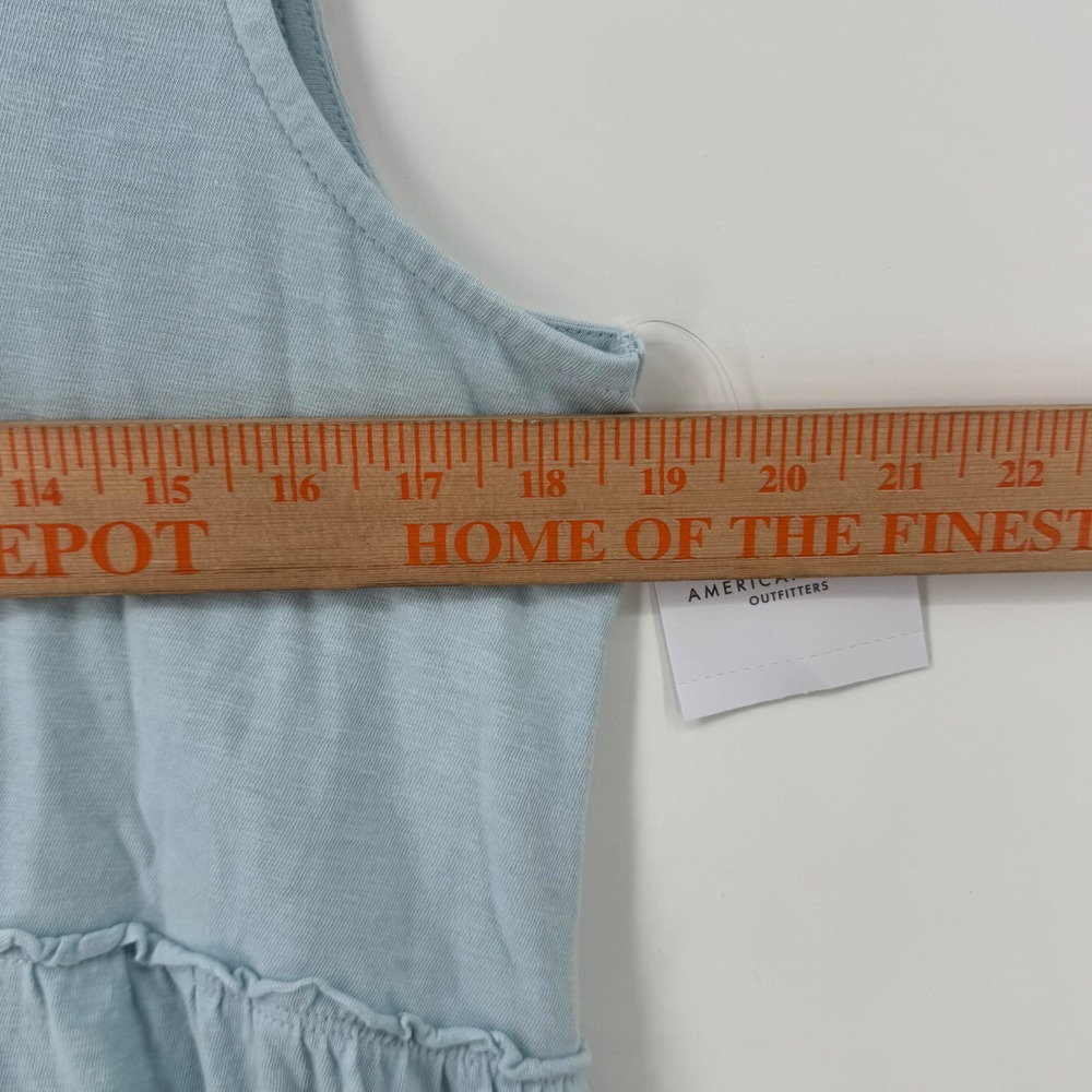 American Eagle Light Blue Wide Leg Sleeveless Jumpsuit 9196 401 Women Medium NWT - Picture 7 of 8